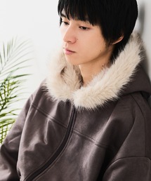 __gram.（スペースグラム）の「【__gram./スペースグラム】スウェードライク中綿Ｎ-2Ｂ（ミリタリージャケット）」