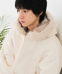 __gram.（スペースグラム）の「【__gram./スペースグラム】スウェードライク中綿Ｎ-2Ｂ（ミリタリージャケット）」