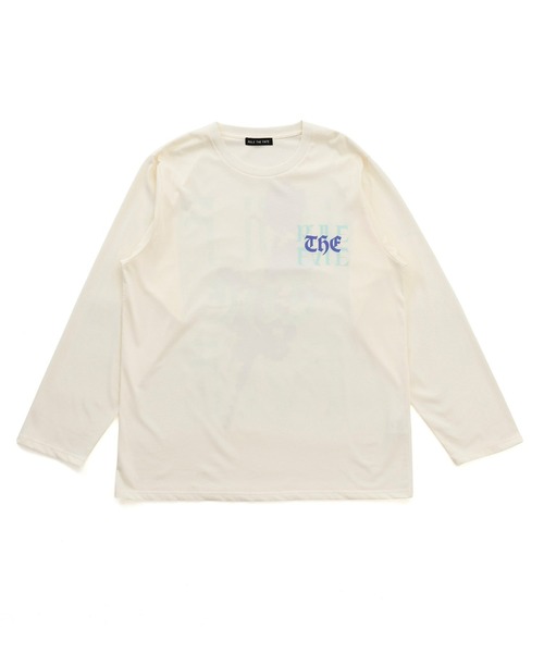 RULE THE FATE ホワイト長袖Tシャツ サイズ1 RLTFT SOLID LONG SLEEVE