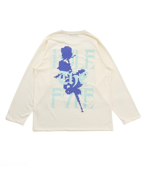 RULE THE FATE(ルールザフェイト)の「RTF W.DROP LONG SLEEVE TEE/WドロップロングスリーブTシャツ(Tシャツ/カットソー・メンズ・ブラック/ベージュ・2/1/0)」の3枚目の写真