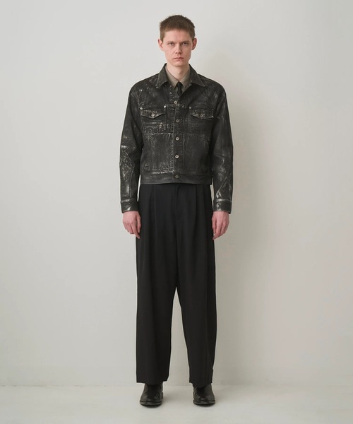 Juha(ユハ)の「【JUHA/ユハ】SILVER FOIL DENIM JACKET(デニムパンツ・メンズ・ブラック・3/4)」の4枚目の写真