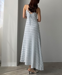 Louere（ルエレ）の「バックリボンフリルレースカットワンピース【一部ぺチスカートSET】[高身長サイズMT有り]（ワンピース）」