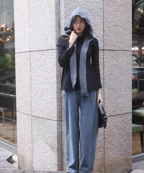 PROPORTION BODY DRESSING（プロポーションボディドレッシング）の「オフショルペプラムニットセット / 1215240114（ワンピース・レディース・ブラック/ブルー/ブラウン系その他・MEDIUM/P/S）」の17枚目の写真