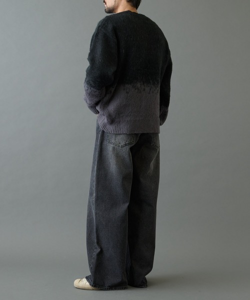 COLONY 2139（コロニートゥーワンスリーナイン）の「モヘアライクグラデーションニット（ニット/セーター・メンズ・ブラック/グレー/ブラウン・MEDIUM/LARGE）」の10枚目の写真
