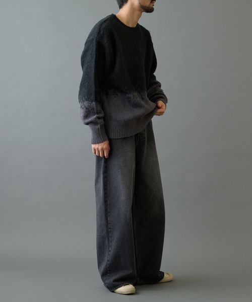 COLONY 2139（コロニートゥーワンスリーナイン）の「モヘアライクグラデーションニット（ニット/セーター・メンズ・ブラック/グレー/ブラウン・MEDIUM/LARGE）」の11枚目の写真