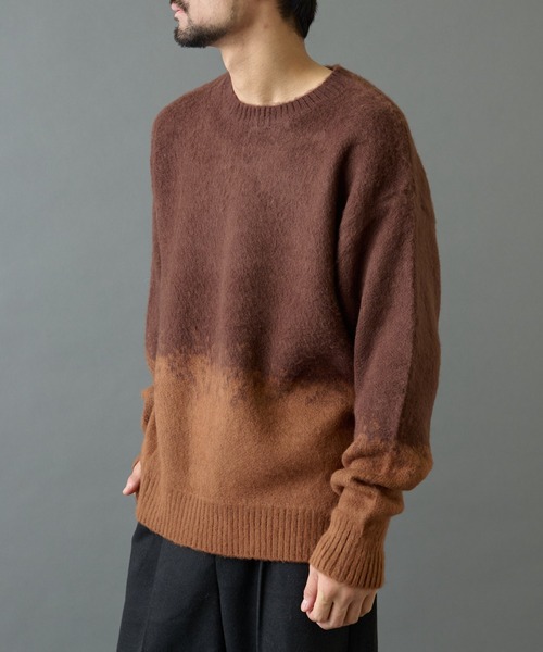 COLONY 2139（コロニートゥーワンスリーナイン）の「モヘアライクグラデーションニット（ニット/セーター・メンズ・ブラック/グレー/ブラウン・MEDIUM/LARGE）」の21枚目の写真