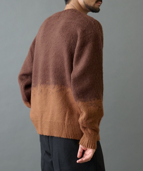 COLONY 2139（コロニートゥーワンスリーナイン）の「モヘアライクグラデーションニット（ニット/セーター・メンズ・ブラック/グレー/ブラウン・MEDIUM/LARGE）」の22枚目の写真