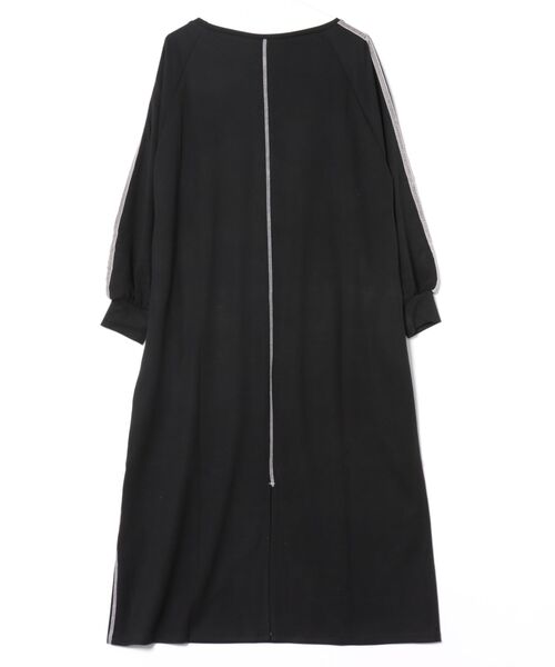 Q(キュー)の「ソフトダンボールバイカラーラインワンピース(ワンピース・レディース・ブラック/ダークオリーブ・MEDIUM)」の19枚目の写真