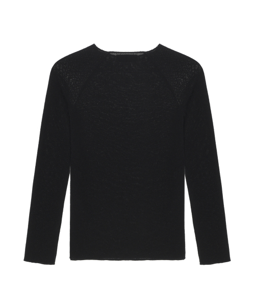 NICK&NICOLE(ニックアンドニコール)の「RAGLAN TOP SCARF KNIT SET_BLACK(Tシャツ/カットソー・レディース・その他・FREE)」の5枚目の写真