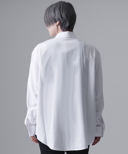 SILVER BULLET（シルバーバレット）の「『CavariA/キャバリア』フリル長袖シャツ（シャツ/ブラウス・メンズ・ブラック/ホワイト・L/M）」の15枚目の写真