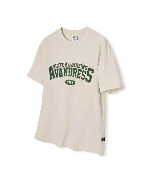 AVANDRESS(アバンドレス )の「Vintage Crack Hero Loosefit T-shirt - 5COL(Tシャツ/カットソー・メンズ・ブラック/ライトベージュ/ホワイト/ネイビー/ネイビー×ホワイト・LARGE/X-LARGE/SMALL/MEDIUM)」の6枚目の写真