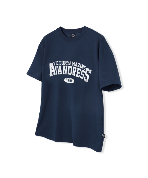 AVANDRESS(アバンドレス )の「Vintage Crack Hero Loosefit T-shirt - 5COL(Tシャツ/カットソー・メンズ・ブラック/ライトベージュ/ホワイト/ネイビー/ネイビー×ホワイト・LARGE/X-LARGE/SMALL/MEDIUM)」の7枚目の写真