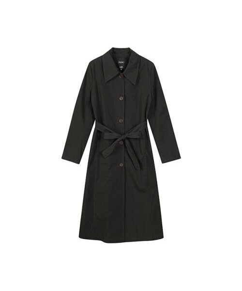 LAP(ラップ)の「スリムバルマカントレンチコート AP3WC960(トレンチコート・レディース・チャコール・SMALL/MEDIUM)」の6枚目の写真