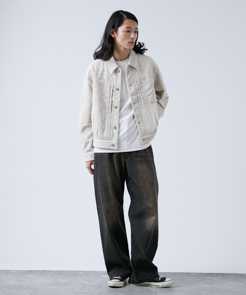 B.C STOCK（ベーセーストック）の「《追加》[B.A.C.D] NEW 13oz ワイドストレートデニムパンツ（デニムパンツ・メンズ・ブラウン/ブルー系その他/ブラック系その他・SMALL/MEDIUM/LARGE）」の8枚目の写真