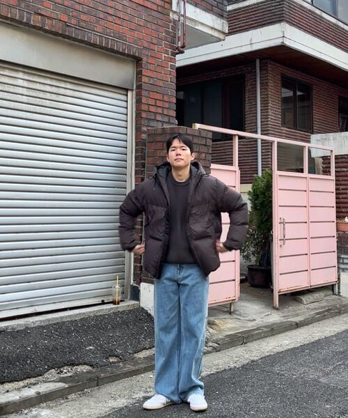 MUSINSA STANDARD(ムシンサスタンダード)の「ワイドデニムパンツ【ライトインディゴ】(デニムパンツ・メンズ・その他・40/38/42/36/34/32/30/31/33/26/27/28/29)」の18枚目の写真