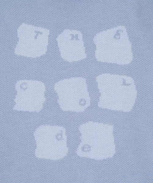 THECOLDESTMOMENT（ザコールデストモーメント）の「TCM typing logo knit (sky blue)（ニット/セーター・レディース・その他・SMALL/MEDIUM/LARGE）」の5枚目の写真
