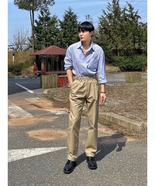 MUSINSA STANDARD（ムシンサスタンダード）の「コットングルカパンツ [ベージュ]（その他パンツ・メンズ・その他・38/36/29/32/30/31/33/27/28/34）」の17枚目の写真