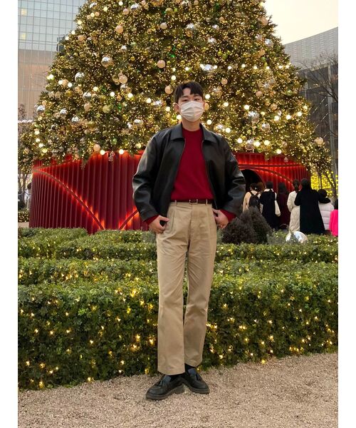 MUSINSA STANDARD（ムシンサスタンダード）の「コットングルカパンツ [ベージュ]（その他パンツ・メンズ・その他・38/36/29/32/30/31/33/27/28/34）」の21枚目の写真