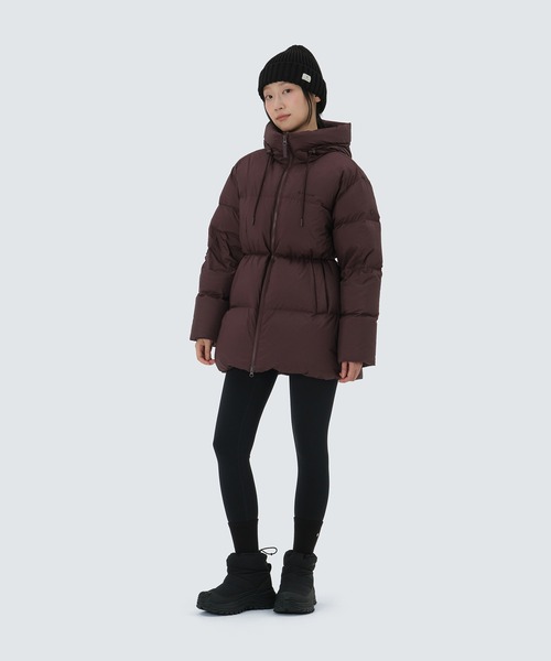 Snow Peak（スノーピーク）の「SnowPeak / LW Wmn's M Leng Heavy Down Jacket ヘビーダウンジャケット 海外限定（ダウンベスト・レディース・サンドベージュ/バーガンディー/ブラック・L/S/M）」の20枚目の写真