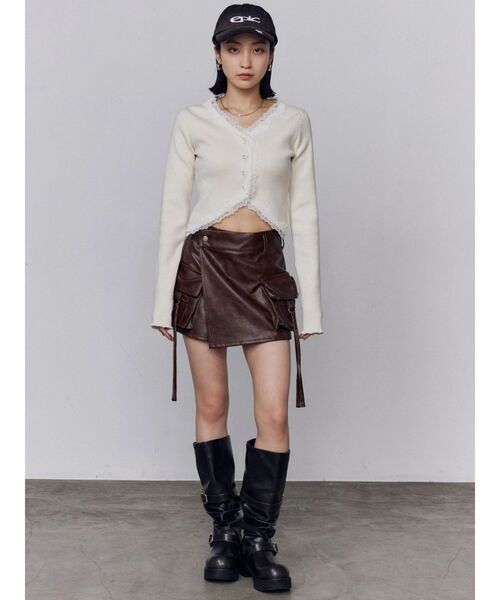 EMODA（エモダ）の「ウォッシュロゴキャップ（キャップ・レディース・ブラック/グレー・FREE）」の10枚目の写真