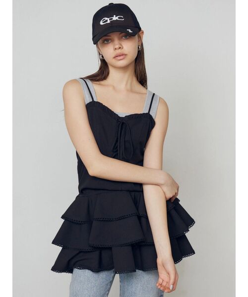 EMODA(エモダ)の「ウォッシュロゴキャップ(キャップ・レディース・ブラック/グレー/ブラウン・FREE)」の8枚目の写真