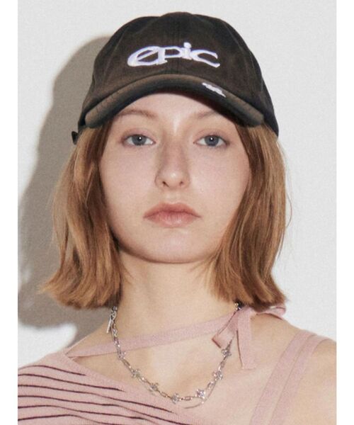 EMODA(エモダ)の「ウォッシュロゴキャップ(キャップ・レディース・ブラック/グレー/ブラウン・FREE)」の4枚目の写真