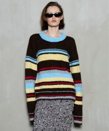 MAISON SPECIAL | Multi-border Knit Top/マルチボーダーニットトップ(ニット/セーター)