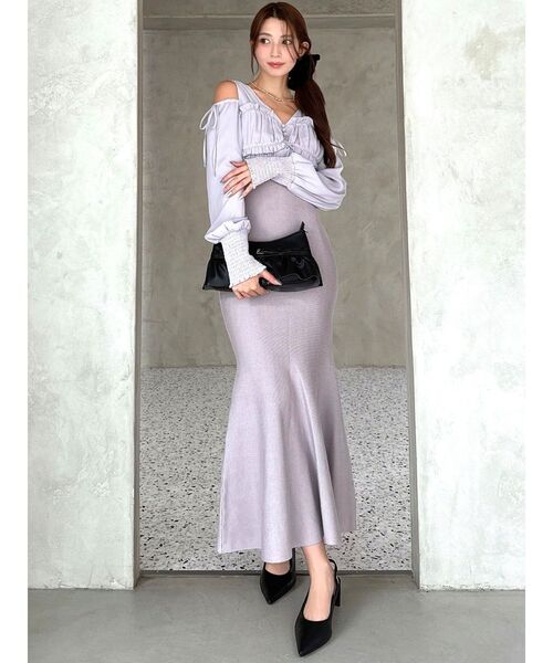 バストギャザーマーメイドワンピース（ワンピース）｜RESEXXY