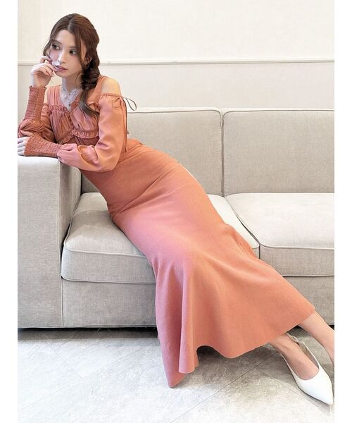 バストギャザーマーメイドワンピース（ワンピース）｜RESEXXY