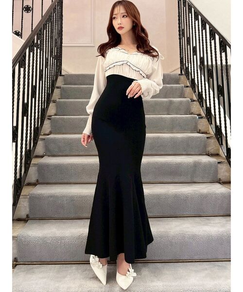 バストギャザーマーメイドワンピース（ワンピース）｜RESEXXY