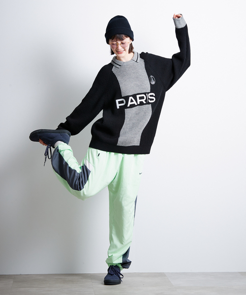 PARIS SAINT-GERMAIN(パリサンジェルマン)の「【Paris Saint-Germain / パリ・サン=ジェルマン】 JP PARIS RE:KNIT(ニット/セーター・メンズ・ホワイト/ブラック・MEDIUM/LARGE)」の5枚目の写真