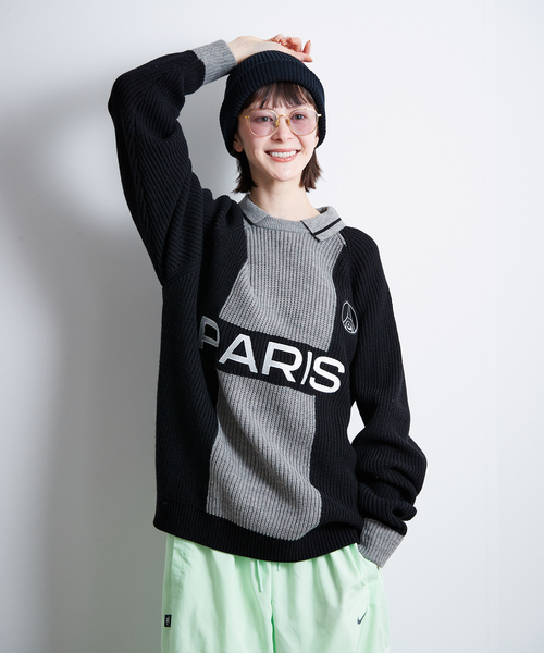 PARIS SAINT-GERMAIN(パリサンジェルマン)の「【Paris Saint-Germain / パリ・サン=ジェルマン】 JP PARIS RE:KNIT(ニット/セーター・メンズ・ホワイト/ブラック・MEDIUM/LARGE)」の13枚目の写真