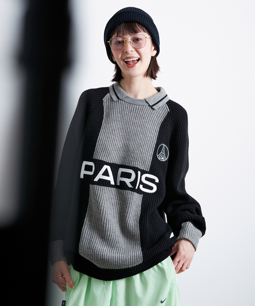 PARIS SAINT-GERMAIN(パリサンジェルマン)の「【Paris Saint-Germain / パリ・サン=ジェルマン】 JP PARIS RE:KNIT(ニット/セーター・メンズ・ホワイト/ブラック・MEDIUM/LARGE)」の15枚目の写真