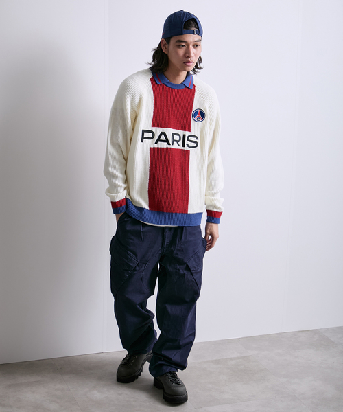 PARIS SAINT-GERMAIN(パリサンジェルマン)の「【Paris Saint-Germain / パリ・サン=ジェルマン】 JP PARIS RE:KNIT(ニット/セーター・メンズ・ホワイト/ブラック・MEDIUM/LARGE)」の17枚目の写真