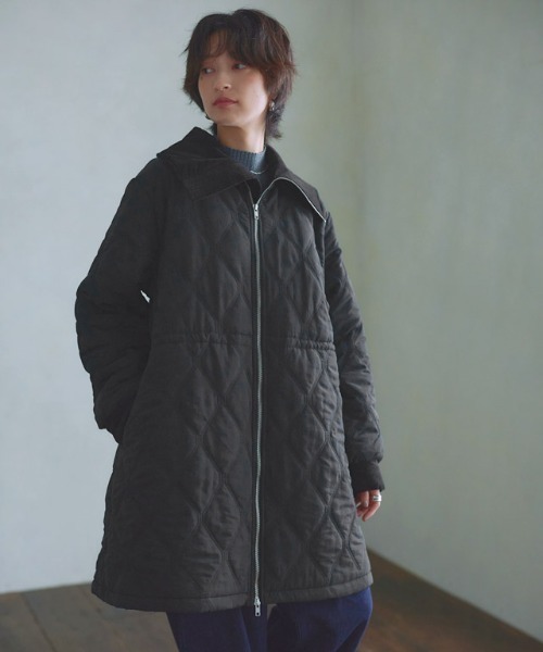 RASW(ラス)の「デザインキルトドロストコート(その他アウター・レディース・アイボリー/ブラック・L/M/S)」の20枚目の写真