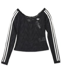 adidas（アディダス）の「adidas LACE BARDOT TOP / アディダス レース バルドー トップ（その他トップス）」