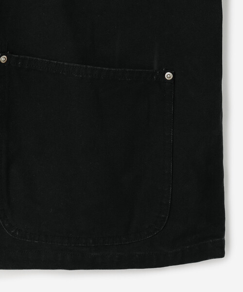 orSlow（オアスロウ）の「orSlow | 〈別注〉 RELAX FIT COVERALL BLACK WOMEN（カバーオール・レディース・ブラック・0）」の6枚目の写真