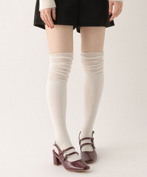 Heather（ヘザー）の「ダブルストラップミュール　608391（パンプス・レディース・ブラック/レッド・M/L）」の7枚目の写真