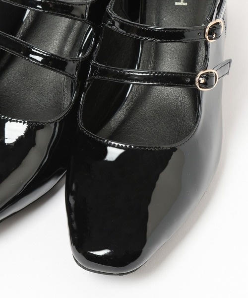 Heather（ヘザー）の「ダブルストラップミュール　608391（パンプス・レディース・ブラック/レッド・M/L）」の17枚目の写真