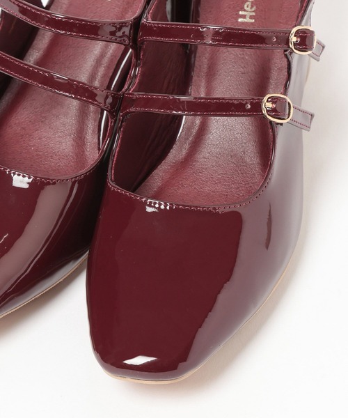 Heather（ヘザー）の「ダブルストラップミュール　608391（パンプス・レディース・ブラック/レッド・M/L）」の18枚目の写真