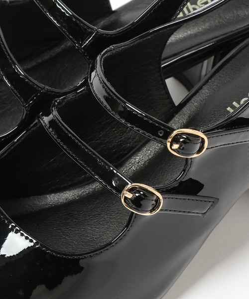 Heather（ヘザー）の「ダブルストラップミュール　608391（パンプス・レディース・ブラック/レッド・M/L）」の20枚目の写真