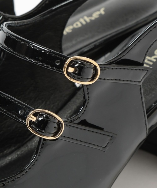 Heather（ヘザー）の「ダブルストラップミュール　608391（パンプス・レディース・ブラック/レッド・M/L）」の21枚目の写真