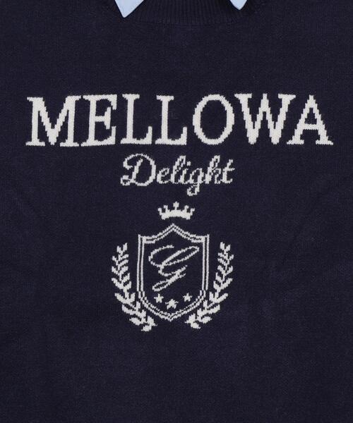 WEGO(ウィゴー)の「WEGO/シャツドッキングジャガードニット(ニット/セーター・レディース・ネイビー/アイボリー・FREE)」の22枚目の写真