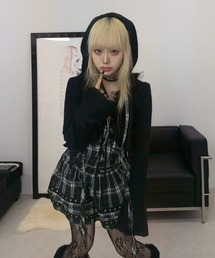 NOT KNOWING（ノットノーイング）の「【NOT KNOWING】Hairy Fur Hood Cardigan / 【ノットノーイング】ヘアリーファーフードカーディガン（カーディガン/ボレロ）」