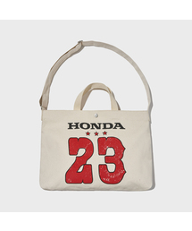 HONDA MOTORCYCLE(z_[^[TCN)Honda Strap Canvas Bag_Ivory(bZW[obO)