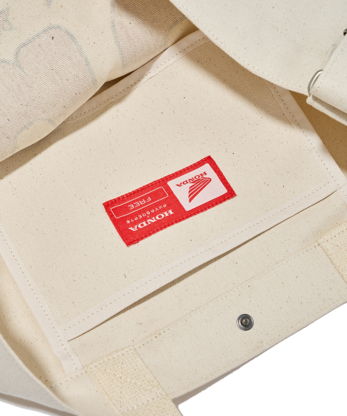 PHYPS MOTORCYCLE(フィップスモーターサイクル)の「Honda Strap Canvas Bag_Ivory(メッセンジャーバッグ・レディース・その他・FREE)」の5枚目の写真