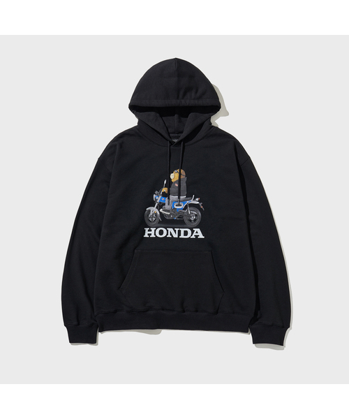 DAX Bear Hoodie Black（パーカー）｜HONDA MOTORCYCLE（ホンダ