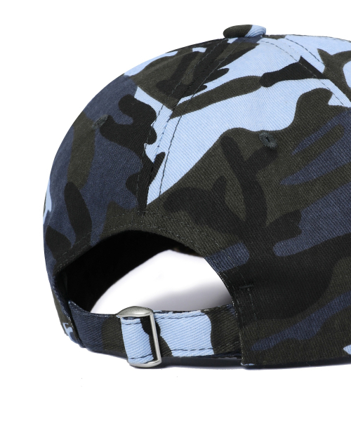 MUCENT(ムセント)の「シグネチャーボールキャップ(ブルーカモ)(キャップ・レディース・ブルー系・FREE)」の4枚目の写真