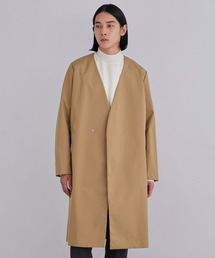 ブランド古着】メンズのノーカラーコート（ベージュ系）古着通販