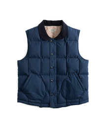WILD BRICKS（ワイルドブリックス）の「RP PUFFER VEST (navy)（ダウンベスト）」
